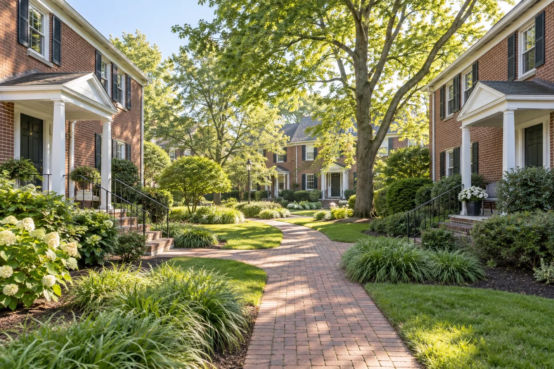 Illustrative Natick-area residential scene; not a current listing.